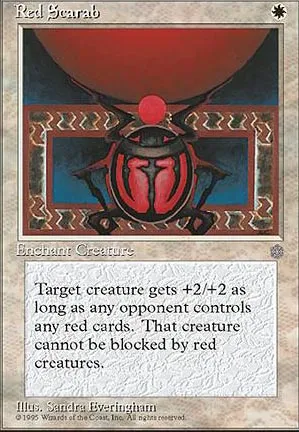 Scarabée rouge