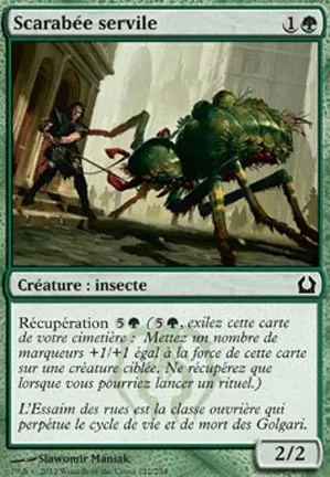 Scarabée servile