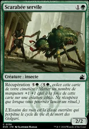 Scarabée servile
