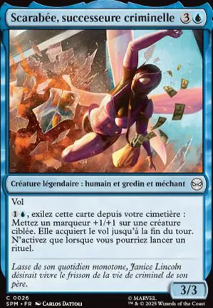 Scarabée, successeure criminelle