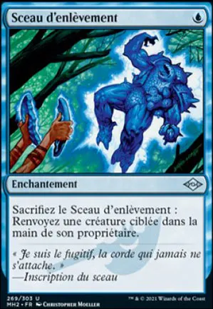 Sceau d'enlèvement