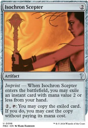 Sceptre isochronique