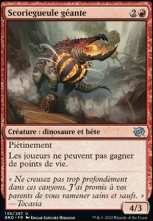 Scoriegueule géante