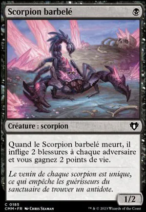 Scorpion barbelé
