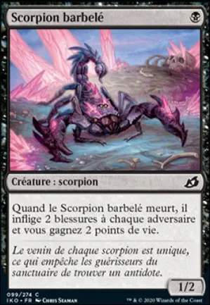 Scorpion barbelé