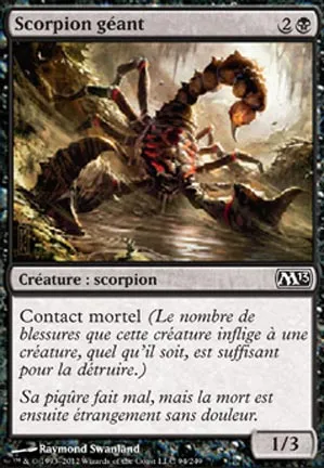 Scorpion géant