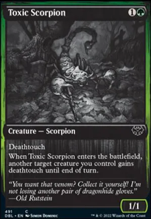 Scorpion toxique