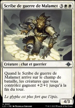 Scribe de guerre de Malamet