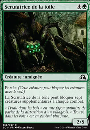 Scrutatrice de la toile