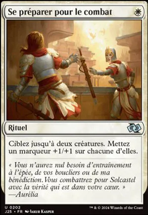 Se préparer pour le combat