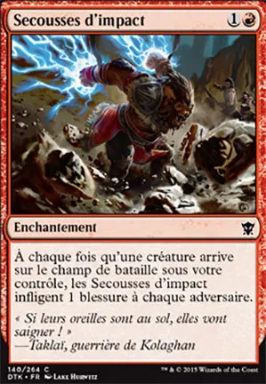 Secousses d'impact