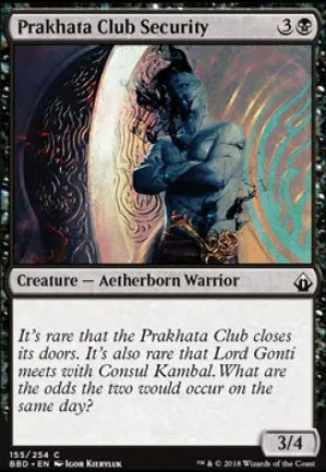 Sécurité du Club Prakhata