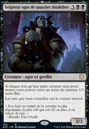 Seigneur ogre de quartier insalubre