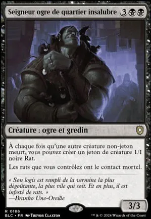 Seigneur ogre de quartier insalubre