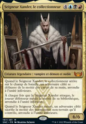 Seigneur Xander, le collectionneur