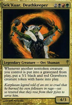 Sek'Kuar, gardemort