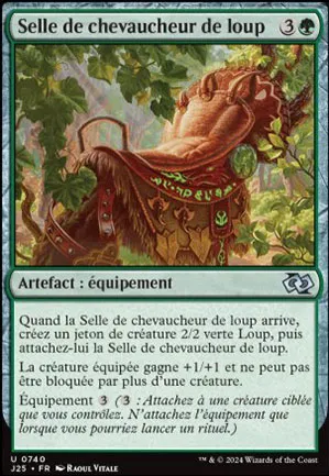 Selle de chevaucheur de loup