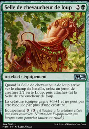 Selle de chevaucheur de loup