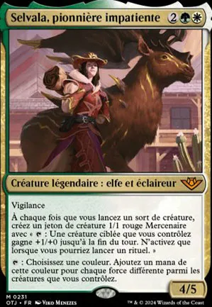 Selvala, pionnière impatiente