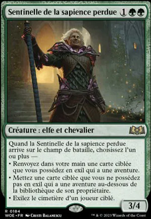 Sentinelle de la sapience perdue