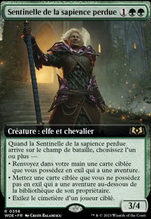 Sentinelle de la sapience perdue