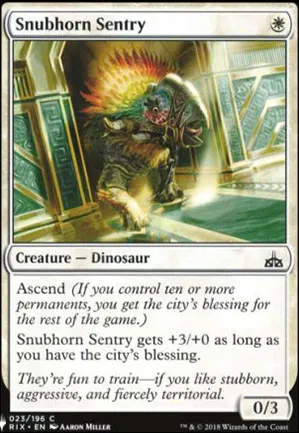 Sentinelle retroussecorne