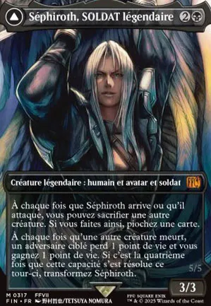 Sephiroth, SOLDAT légendaire // Séphiroth, ange à une aile