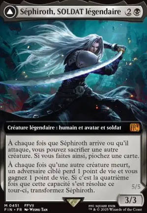 Sephiroth, SOLDAT légendaire // Séphiroth, ange à une aile