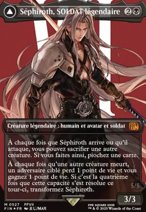 Sephiroth, SOLDAT légendaire // Séphiroth, ange à une aile