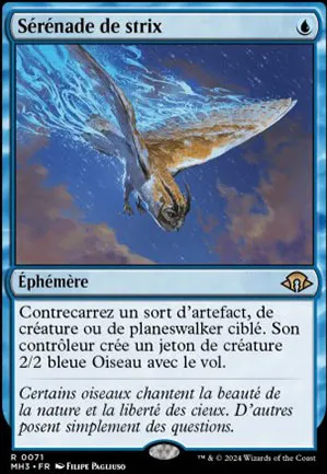 Sérénade de strix