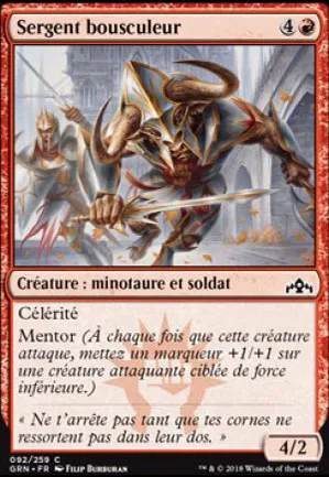 Sergent bousculeur