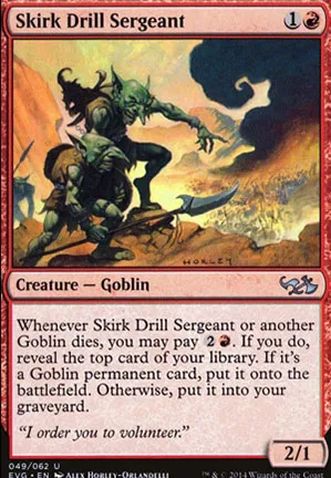 Sergent instructeur skirkien