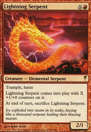 Serpent d'éclairs