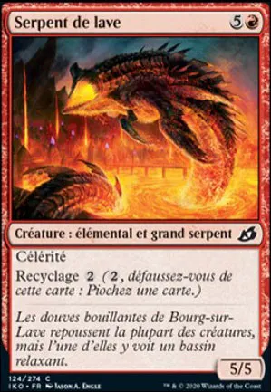 Serpent de lave
