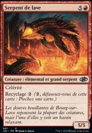 Serpent de lave