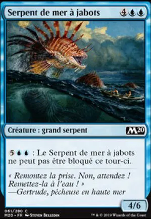 Serpent de mer à jabots
