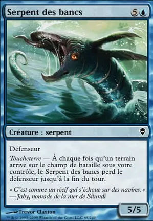 Serpent des bancs