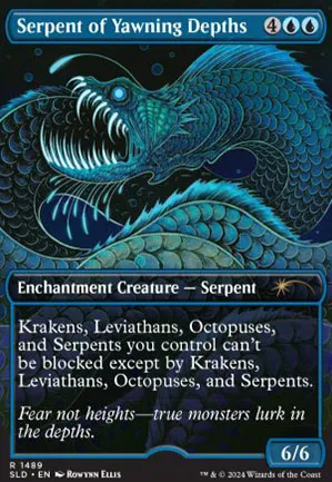 Serpent des profondeurs abyssales