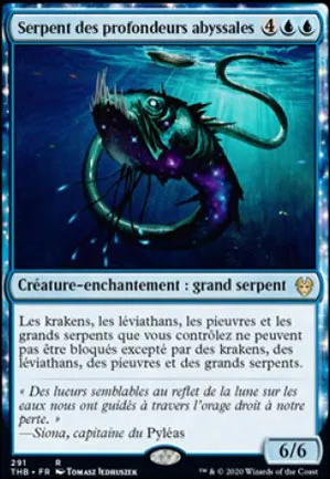 Serpent des profondeurs abyssales