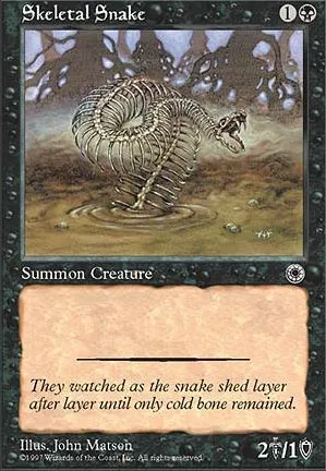 Serpent squelette