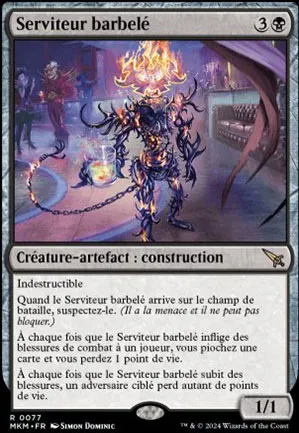 Serviteur barbelé