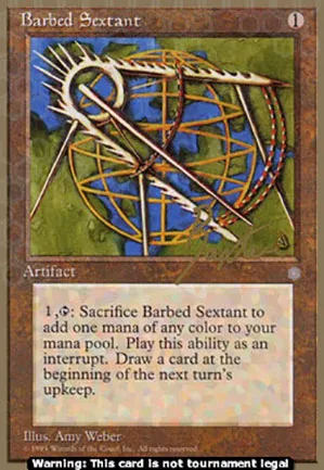 Sextant barbelé