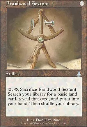 Sextant de Bois Natté