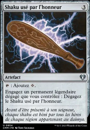 Shaku usé par l'honneur