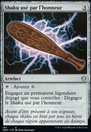 Shaku usé par l'honneur