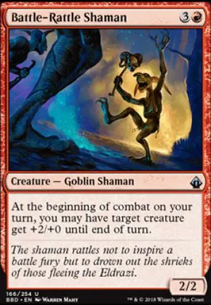 Shamane à crécelle de guerre