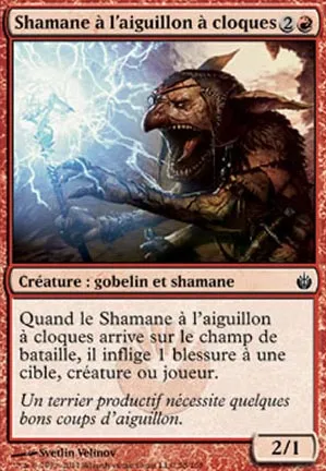 Shamane à l'aiguillon à cloques