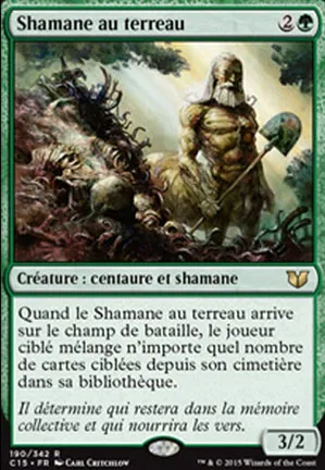 Shamane au terreau