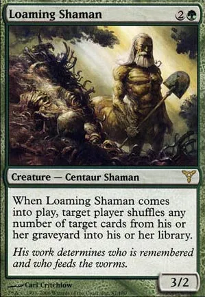Shamane au terreau