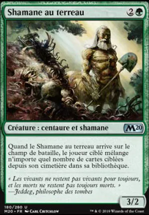 Shamane au terreau